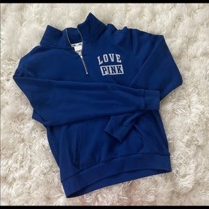 PINK quarter zip sweatshirt